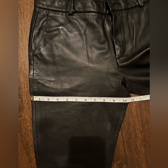 Nili Lotan Montauk Leather straight leg pants. Size 2. - Picture 15 of 16